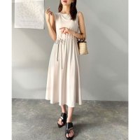 Classical Elf/クラシカルエルフ Classical Elf 選べる2丈！ウエストリボン ノースリーブワンピース（UVカット ・接触冷感・防シワ機能付き ）/508203224