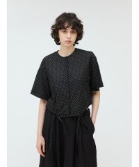 mizuiro ind/mizuiro ind ドットドローストリングシャツ/508203271