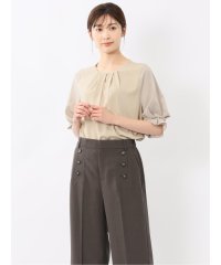 m.f.editorial/エムエフエディトリアル m.f.editorial シルケットポンチ ビジュー付き 半袖プルオーバー/508203325