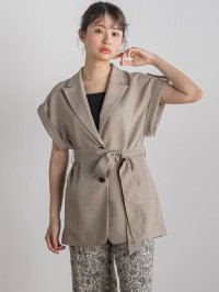 Droite Lautreamont/ドロワット ロートレアモン Droite lautreamont ASAMI VIYELLAジレ≪手洗い可能≫/508203347