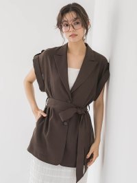 Droite Lautreamont/ドロワット ロートレアモン Droite lautreamont ASAMI VIYELLAジレ≪手洗い可能≫/508203347