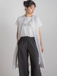 Droite Lautreamont/ドロワット ロートレアモン Droite lautreamont 刺繍レースジレ≪手洗い可能≫/508203352