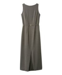 SNIDEL/SustainableベルティッドIラインワンピース/508203353