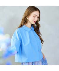 Liliane Burty ECLAT/【Charme par Eclat】ウォッシャブル　タック比翼ブラウス/508203382