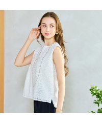 Liliane Burty ECLAT/【Charme par Eclat】ウォッシャブル花刺繍ブラウス/508203383