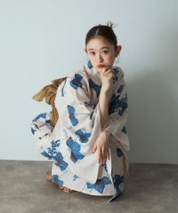 SENSE OF PLACE by URBAN RESEARCH/浴衣3点セットワンピース(変織紅梅)/508203421