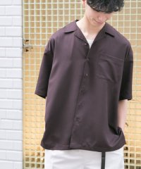 URBAN RESEARCH DOORS/FORK&SPOON　COOL FIBERオープンカラーシャツ/508203450