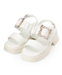 csT&P/シーエス ティーアンドピー csT&P バックル付きギャザーサンダル/508203735