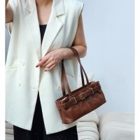 Tomieco/トミエコ Tomieco LEATHER 羊革スクエアバッグ 人気の横長トートバッグ/508205521