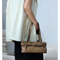 Tomieco/トミエコ Tomieco LEATHER 羊革スクエアバッグ 人気の横長トートバッグ/508205521