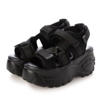 Mafmof/マフモフ Mafmof Mafmof(マフモフ)9cm厚底ボリュームソールベルクロスポーツサンダル/508205564