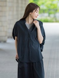 la.f.../ラ エフ la.f… 【WEB限定】タンブラーブッチャーブラウス≪手洗い可能≫/508205620