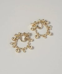 GOLDY/ゴールディ GOLDY キュービックジルコニア × メタル ボール イヤリング 2250104/508205641