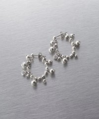 GOLDY/ゴールディ GOLDY キュービックジルコニア × メタル ボール フープ ピアス 1250104/508205654