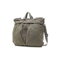 hobo/ホーボー hobo ヘルメットバッグ メンズ レディース 帆布 ショルダー バッグ キャンバス 大きめ 肩掛け ミリタリー B4 A4 6L 日本製 HELME/508205686