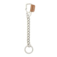 hobo/ホーボー hobo キーホルダー 金具 革 カラビナ キーリング 日本製 CARABINER CHAIN KEY RING MATTE BRASS with S/508205692
