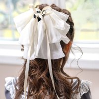Catherine Cottage/キャサリンコテージ Catherine Cottage ビッグシフォンリボンヘアクリップ/508205732