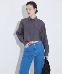 qualite/コットンシアークロップドシャツ【予約】/508205941