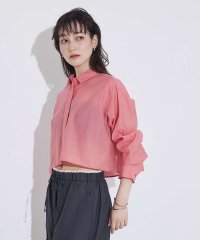qualite/コットンシアークロップドシャツ/508205941