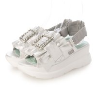 YOSUKE/ヨースケ YOSUKE 厚底フリルサンダル 4450033/507645312