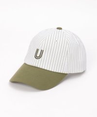 ikka/【WEB限定】UNIVERSAL OVERALL ユニバーサルオーバーオール ストライプキャップ/507725047