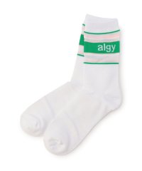 ALGY/マルチボーダーシースルーソックス/507799841