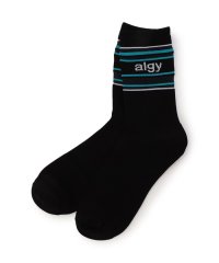 ALGY/マルチボーダーシースルーソックス/507799841
