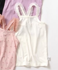 apres les cours/WEB限定 ひんやりメッシュクロスストラップキャミ/508013518