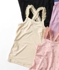 apres les cours/WEB限定 ひんやりメッシュクロスストラップキャミ/508013518
