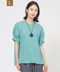 TRANS WORK(L)/【L】【ウォッシャブル】トリコットプルオーバーカットソー/508140614