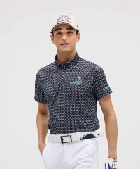 le coq sportif GOLF /【直営店限定】幾何学柄プリント半袖シャツ/508163236