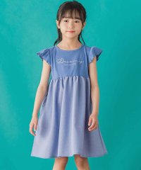 BeBe Petits Pois Vert/【店舗限定】袖フリルドッキングワンピース(95~150cm)/508194664