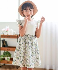 Tartine et Chocolat/【日本製】【お揃い】デジタルフラワープリント切替ワンピース(90~140cm)/508194697