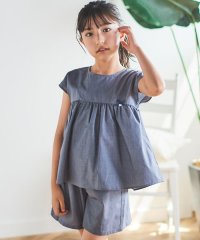 Tartine et Chocolat/リボン半袖切替ブラウス＋ハーフパンツ セットアップ(90~140cm)/508194699