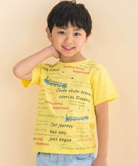 Noeil aime BeBe/スラブ天竺トレインプリント半袖Tシャツ(80~130cm)/508194708