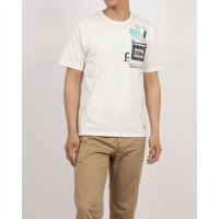 JEANS MATE/ジーンズメイト JEANS MATE BLUE STANDARD スラブアニマル プリント ポケットT/508203199