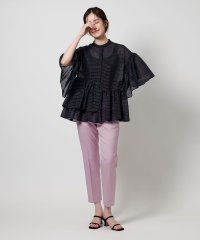 UNITED ARROWS/シアーラメ イレギュラーペプラム 六分袖 ブラウス/508203235