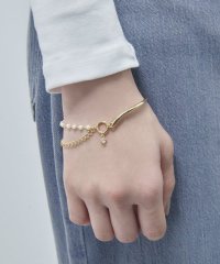 GOLDY/ゴールディ GOLDY パール チェーン ブレスレット 4250202/508205645