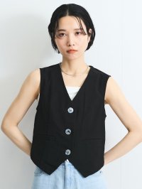 VICKY/ビッキー VICKY リネンライクジレ≪セットアップ対応/手洗い可能≫/508206088