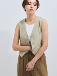 VICKY/ビッキー VICKY リネンライクジレ≪セットアップ対応/手洗い可能≫/508206088