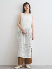 ketty/ケティ ketty ブロック透かしニットワンピース≪手洗い可能≫/508206095