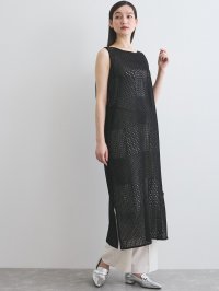 ketty/ケティ ketty ブロック透かしニットワンピース≪手洗い可能≫/508206095