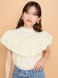 QUEENS COURT/クイーンズコート QUEENS COURT シルケットカットフリルトップス≪手洗い可能≫/508206430