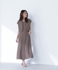 NATURAL BEAUTY BASIC/ショートジャケット＆ワンピースセット/508206473
