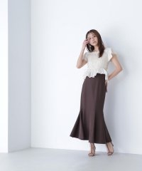 NATURAL BEAUTY BASIC/ヘム切替マーメイドスカート/508206475