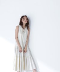 NATURAL BEAUTY BASIC/タフタギャザーワンピース/508206476