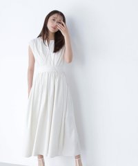 NATURAL BEAUTY BASIC/タフタタックボリュームワンピース/508206478