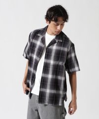 AVIREX/ONE POINT OMBRE CHECK SHIRT / 半袖 ワンポイント オンブレチェックシャツ / AVIREX / アヴィレックス/508206494