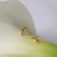 Noelmarket/ノエルマーケット Noelmarket ピアス 金属アレルギー対応 小ぶり つけっぱなし 18k シンプル ドロップピアス 仕事 上品/508206768