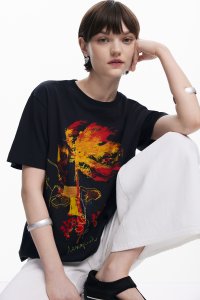 Desigual/デシグアル Desigual ヤシの木のTシャツ/508206831